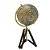 GLOBO TERRESTRE DECORATIVO DOURADO/MARROM/PRETO 44,5CM - Imagem 1