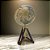 GLOBO TERRESTRE DECORATIVO DOURADO/MARROM/PRETO 44,5CM - Imagem 3