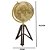 GLOBO TERRESTRE DECORATIVO BEGE DOURADO E MARROM 56,5CM - Imagem 2