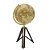 GLOBO TERRESTRE DECORATIVO BEGE DOURADO E MARROM 56,5CM - Imagem 1