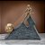 ESCULTURA DECOR HOMEM COM ESFERA RESINA CHUMBO/DOURADO 21CM - Imagem 3