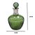 GARRAFA DECORATIVA EM VIDRO E METAL PRATA E VERDE 500ml - Imagem 2