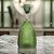 GARRAFA DECORATIVA EM VIDRO E METAL PRATA E VERDE 28,5CM - Imagem 3