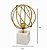 ESCULTURA ATOMO DECOR ACO INOXIDAVEL E MARMORE BR/DOUR 22cm - Imagem 2
