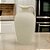 VASO JARRO DECORATIVO EM CERAMICA CREME - 35,5cm - Imagem 3