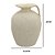 VASO JARRO DECORATIVO EM CERAMICA NA COR CREME 20CM - Imagem 2