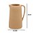 VASO JARRO DECORATIVO EM CERAMICA NA COR TERRACOTA 20CM - Imagem 3