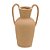 VASO DECORATIVO EM CERAMICA NA COR TERRACOTA 25CM - Imagem 1