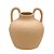 VASO DECORATIVO C/ALÇAS EM CERAMICA NA COR TERRACOTA 18,5cm - Imagem 1