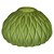 VASO DECORATIVO REDONDO EM VIDRO VERDE 11,3CM - Imagem 1