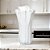 VASO DECORATIVO ESTILO MURANO EM VIDRO (BRANCO) 36cm - Imagem 2