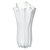 VASO DECORATIVO ESTILO MURANO EM VIDRO (BRANCO) 36cm - Imagem 1