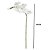 HASTE DE ORQUIDEA PHALAENOPSIS TOQUE REAL X5 BRANCO 65cm - Imagem 2