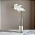 HASTE DE ORQUIDEA PHALAENOPSIS TOQUE REAL X5 BRANCO 65cm - Imagem 3