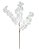 HASTE FLOR CEREJEIRA DECORATIVO BRANCO 95cm - Imagem 1