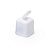 PORTA PAPEL HIGIENICO EM PLASTICO BRANCO 12,6CM ARTHI - Imagem 1