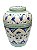 POTE C/TAMPA CERAMICA PINTADO A MAO SICILIA LUIZ SALVADOR G - Imagem 1