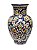 JARRA DECOR EM CERAMICA INDIANA PINTADO A MAO LUIZ SALVADOR - Imagem 1