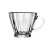 CJ 2 XICARAS CHA DE CRISTAL ECO FIO OURO E PIRES 180ML -LYOR - Imagem 4
