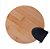 LIXEIRA REDONDA METAL C/PEDAL E TAMPA BAMBU BRANCA 3L - LYOR - Imagem 6