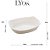REFRATARIO DE VIDRO OPALINO CARINE WHITE 30CM - LYOR - Imagem 6