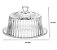 QUEIJEIRA DE CRISTAL DE CHUMBO COM TAMPA RADIAL 19,5CM -LYOR - Imagem 7