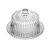 QUEIJEIRA DE CRISTAL DE CHUMBO COM TAMPA RADIAL 19,5CM -LYOR - Imagem 5