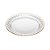 CJ 2 PRATOS SOBREMESA CRISTAL ECO C/FIO DE OURO 20CM - LYOR - Imagem 1