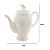 BULE DE PORCELANA NEW BONE BUTTERFLY FLOWER 1,25L - LYOR - Imagem 8