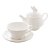 CJ 3PC P/CHA DE PORCELANA NEW BONE BUTTERFLY FLOWER - LYOR - Imagem 7