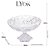 CENTRO DE MESA C/PE DE CRISTAL DE CHUMBO DELI DIAMOND LYOR - Imagem 5