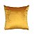 Almofada Quadrada Veludo Dourado 50x50cm Premium - Imagem 1