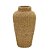 VASO DECORATIVO EM FERRO E RATAN NA COR MARROM 54,5cm - Imagem 1