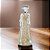 ESCULTURA ANJO DECORATIVO EM VIDRO DOURADO E TRANSP 27CM - Imagem 2