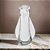 ESCULTURA ANJO DECORATIVO EM VIDRO BRANCO E TRANSP - 26,5CM - Imagem 2