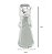 ESCULTURA ANJO DECOR EM VIDRO BRANCO E TRANSPARENTE - 27cm - Imagem 3