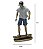 ESCULTURA SKATISTA HOMEM EM RESINA AZUL E CINZA E DOUR  27cm - Imagem 3