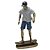 ESCULTURA SKATISTA HOMEM EM RESINA AZUL E CINZA E DOUR  27cm - Imagem 1