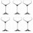 CJ 6 TACAS P/CHAMPANHE ARIA RCR CRISTALLERIA ITALIANA 340ML - Imagem 1