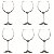 CJ 06 TACA GYN INVINO RCR CRISTALLERIA ITALIANA 670ML - Imagem 1