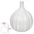 VASO DECORATIVO CERAMICA BRANCO19x15cm - Imagem 3