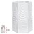 VASO DECORATIVO CERAMICA BRANCO 20x12cm - Imagem 2