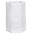 VASO DECORATIVO CERAMICA BRANCO 20x12cm - Imagem 1