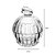 POTICHE BOMBONIERE DE CRISTAL CHUMBO BUTTERFLY 8CM X 9,5CM - Imagem 3