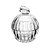 POTICHE BOMBONIERE DE CRISTAL CHUMBO BUTTERFLY 8CM X 9,5CM - Imagem 1