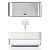 DISPENSER PORTA DETERGENTE INOX E ESPONJA  400ML - OXO - Imagem 3