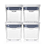 CJ 4PC POTE POP 2.0 QUADRADO 189ML - OXO - Imagem 1