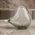 ESCULTURA PASSARO DECORATIVO EM VIDRO FUME - 16cm - Imagem 2