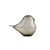 ESCULTURA PASSARO DECORATIVO EM VIDRO FUME - 16cm - Imagem 1