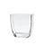 VASO DECORATIVO EM VIDRO TRANSPARENTE -  21cm - Imagem 1